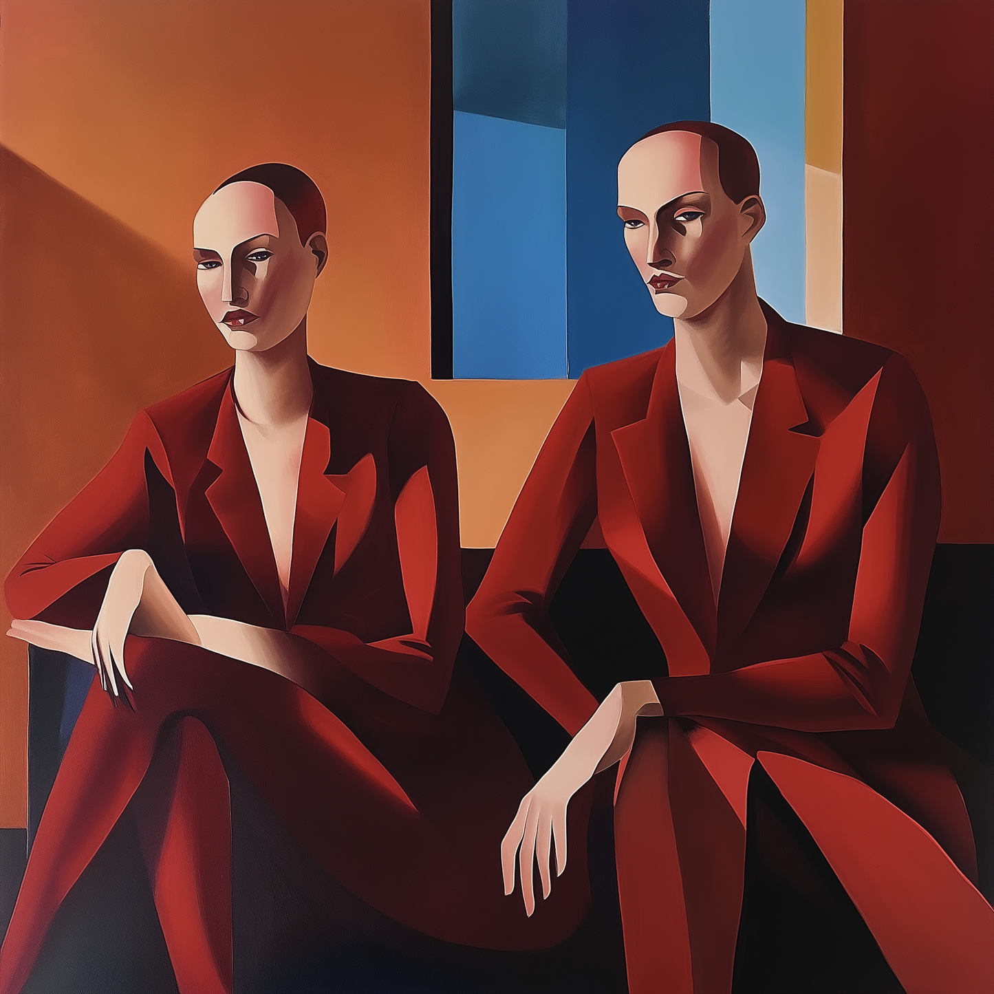 Πίνακας Red Fluid