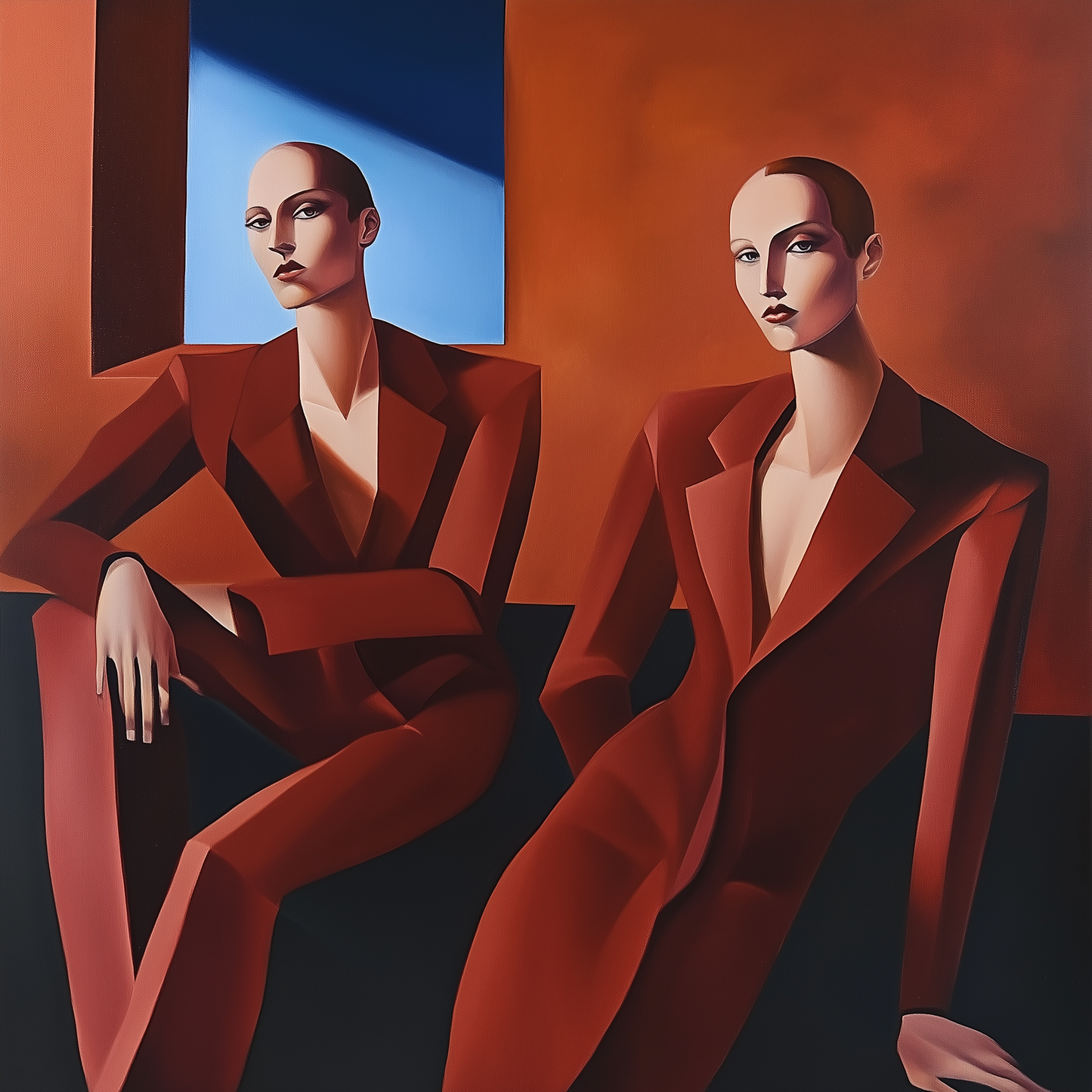 Πίνακας Red Fluid II
