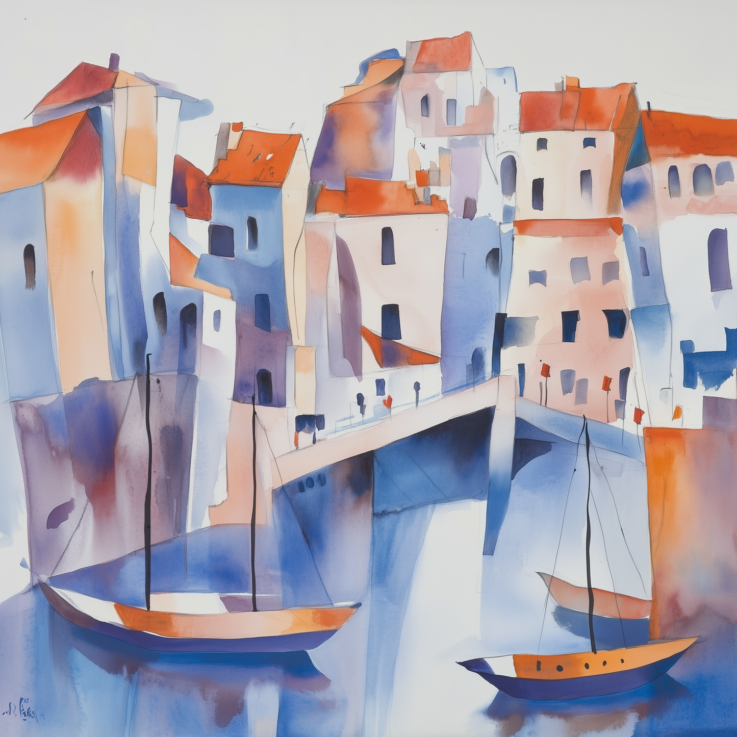 Πίνακας Lumière sur les Quais