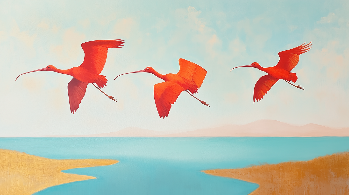 Πίνακας Scarlet Ibis