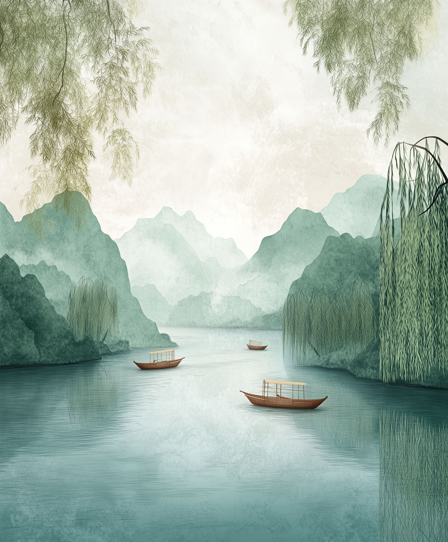 Πίνακας A Jiangnan Scenery