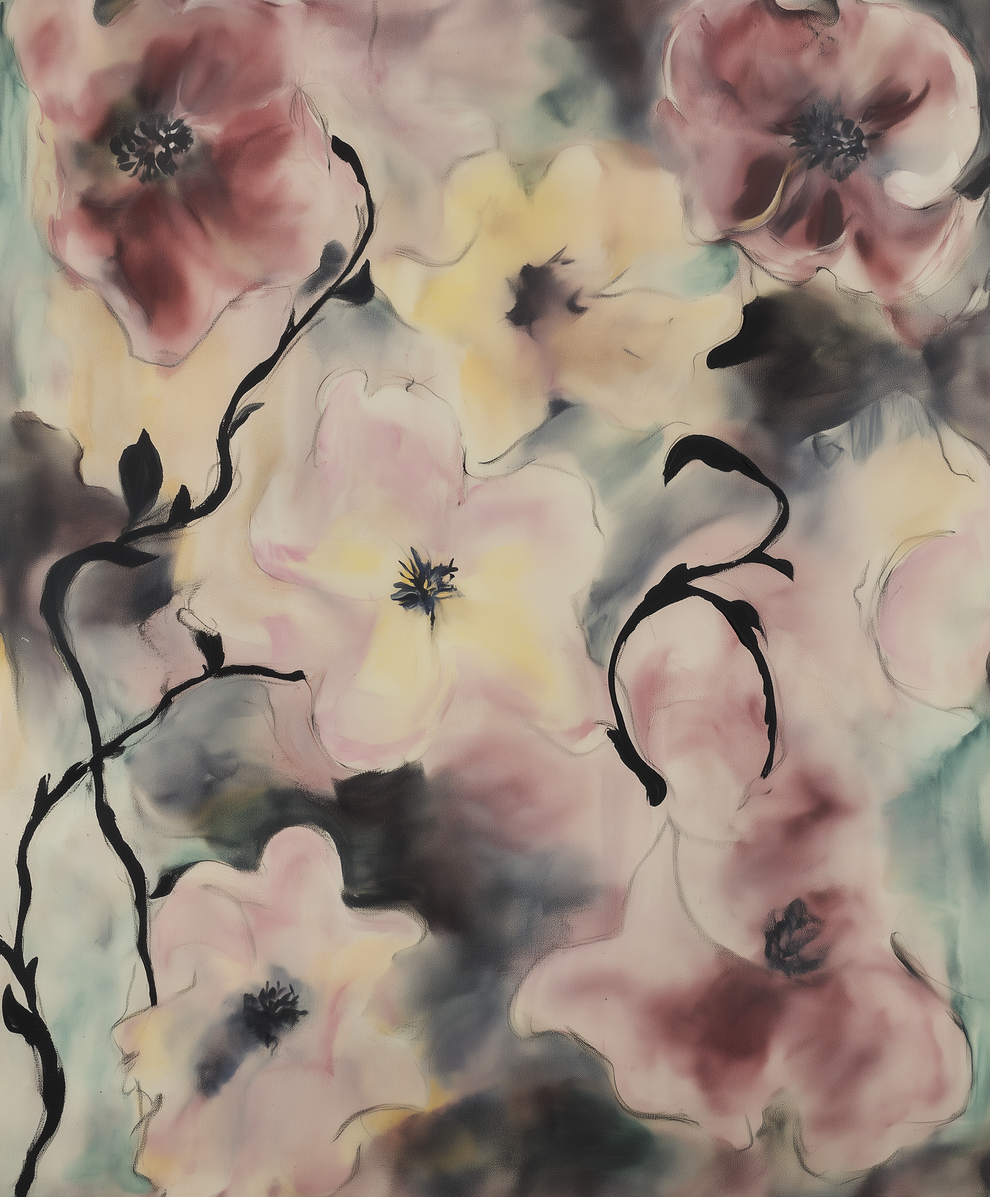 Πίνακας Folie des Fleurs