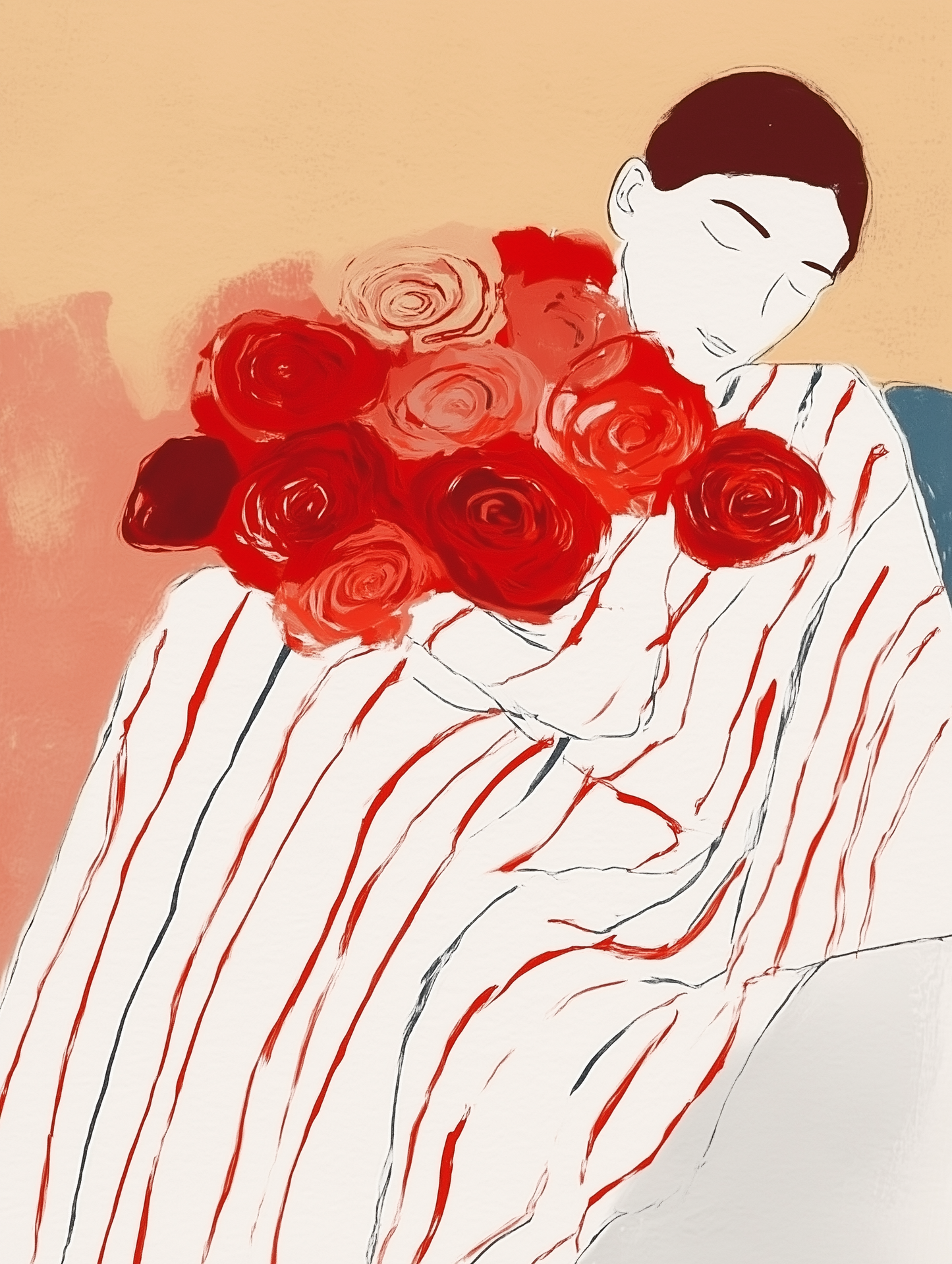 Πίνακας Rayas y Rosas