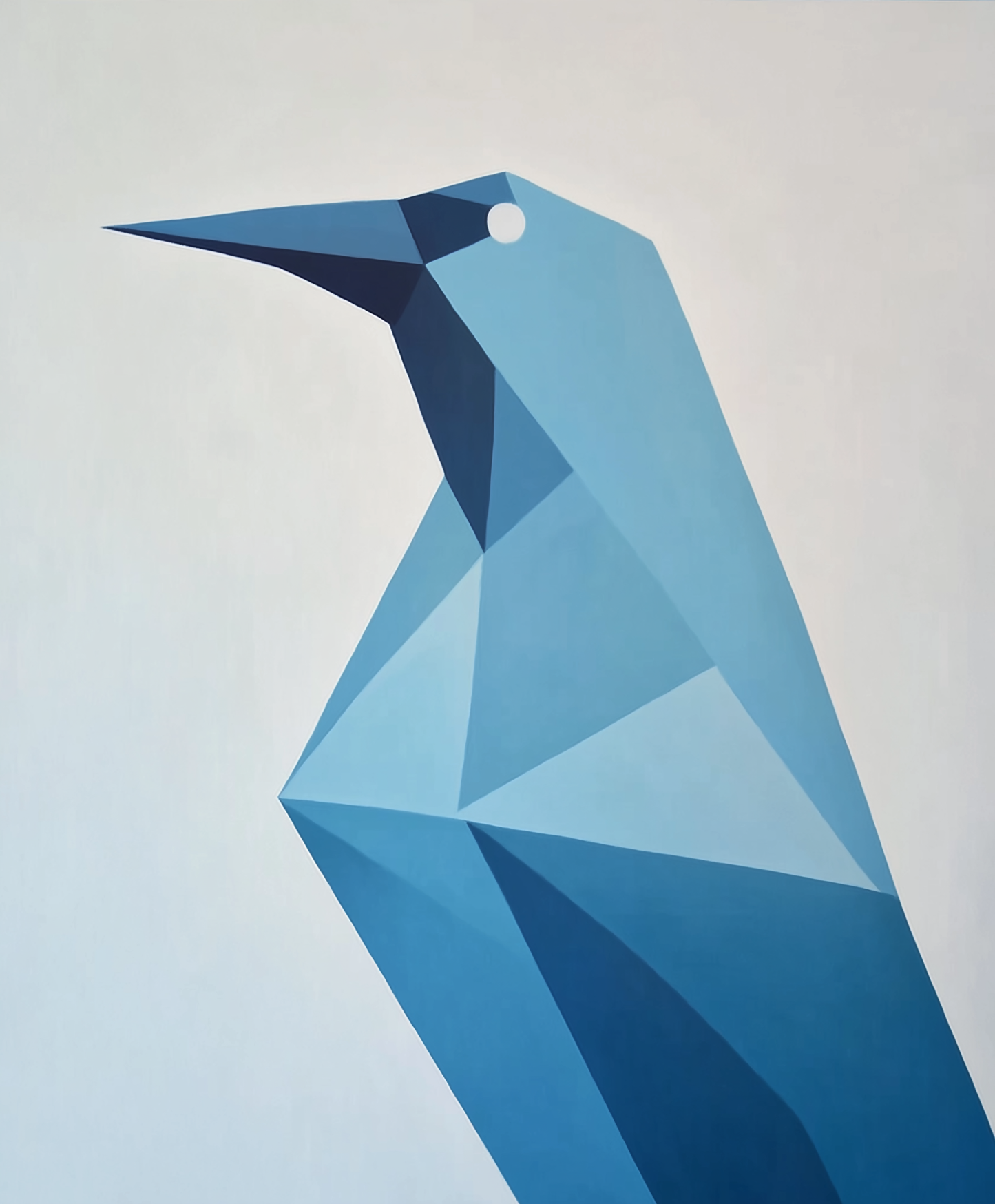 Πίνακας Blue Statuette I