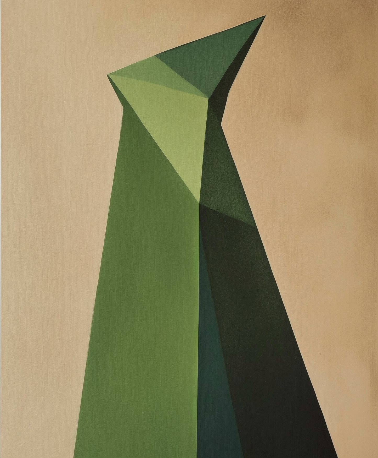 Πίνακας Green Statuette II