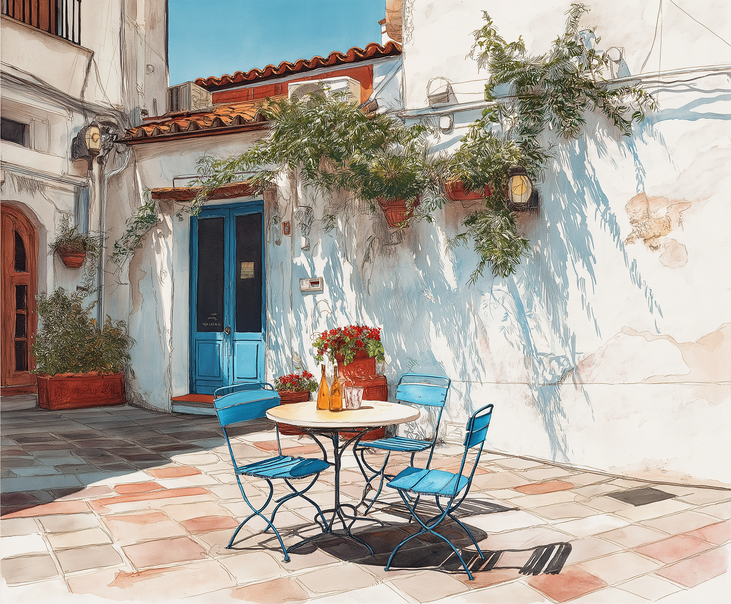 Πίνακας Amalfi Backyard