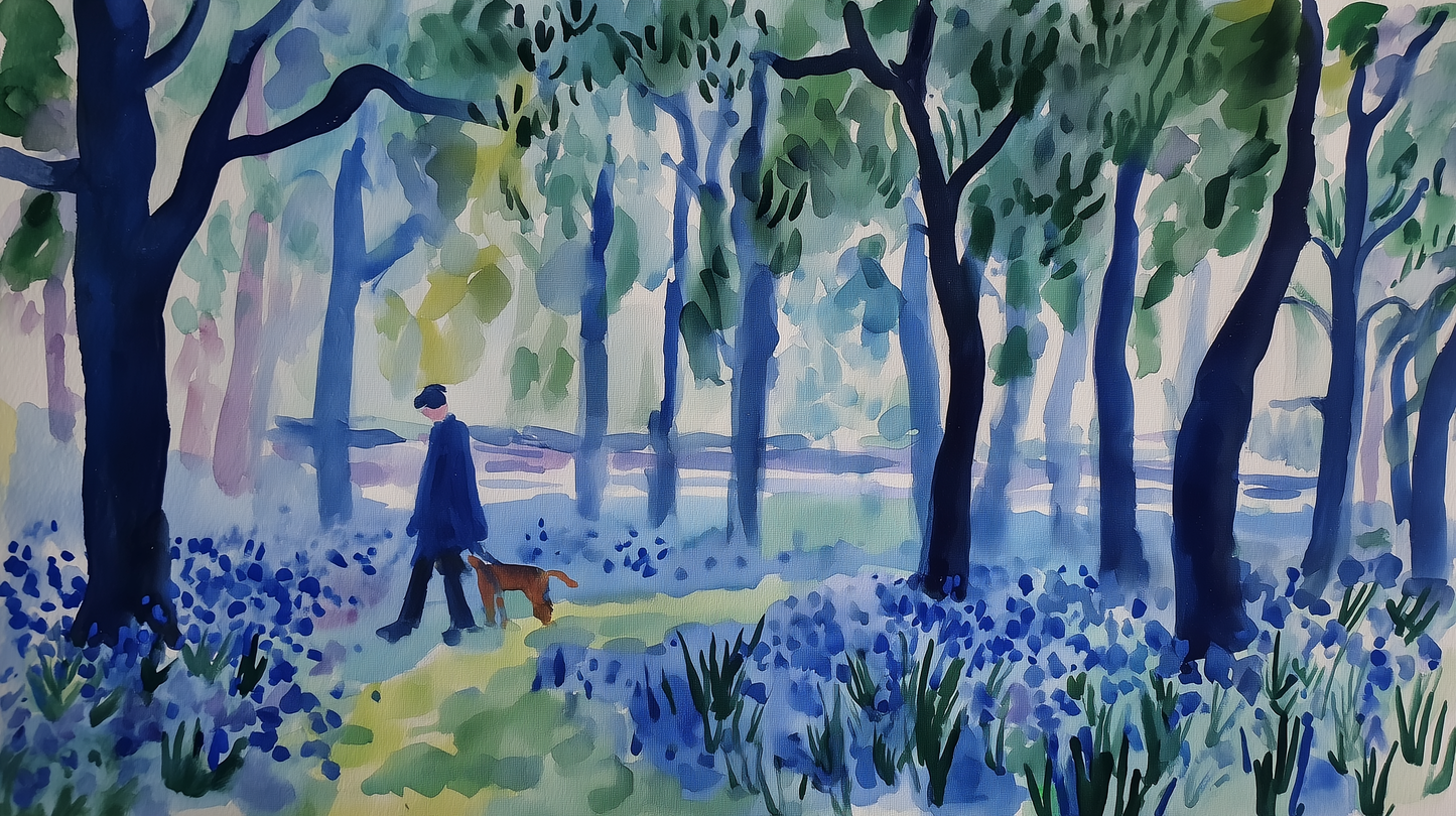 Πίνακας A Walk in the Bluebells