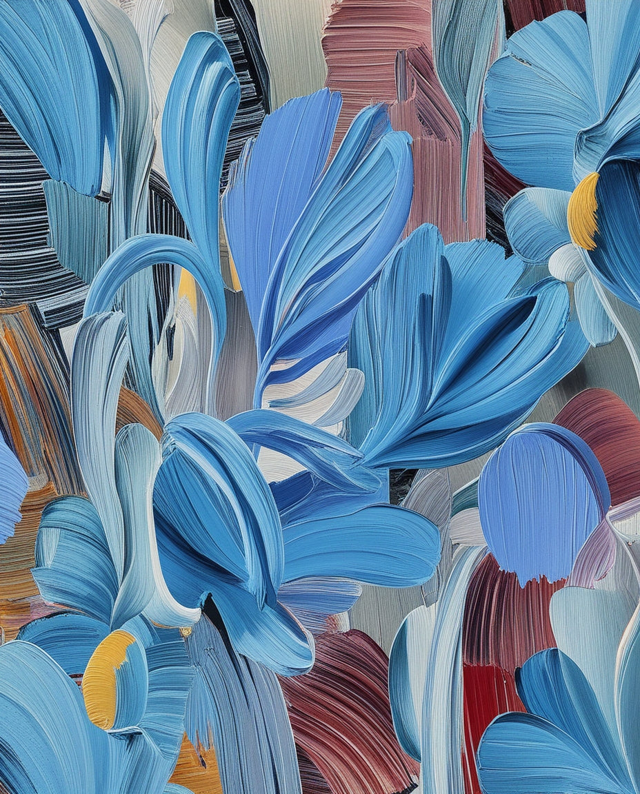 Πίνακας Ikebana Blue