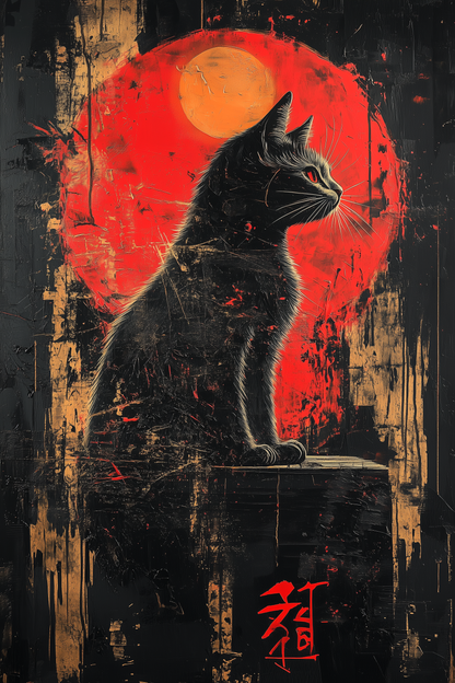 Πίνακας The Midnight Meowestro