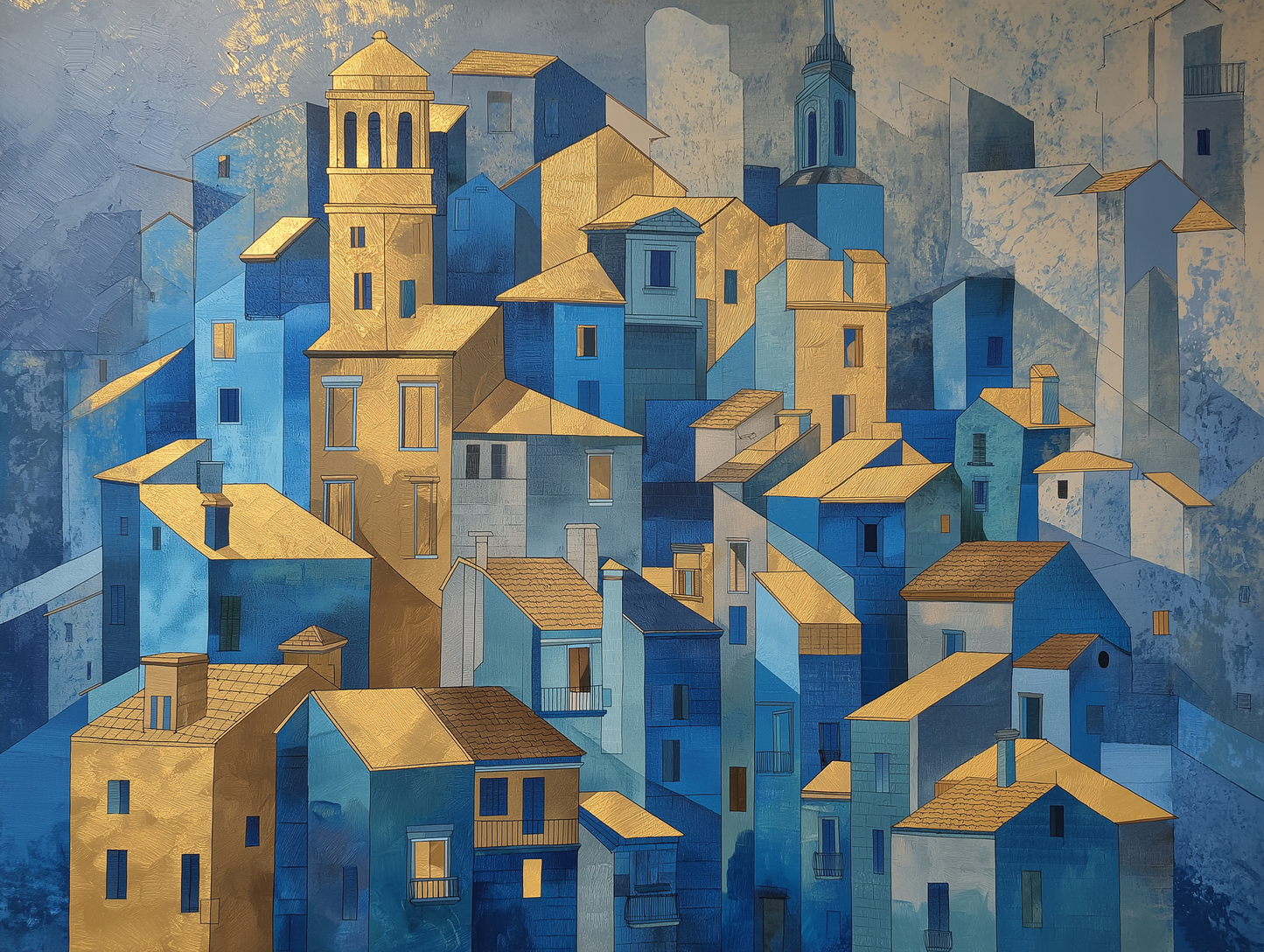 Πίνακας Golden Rooftops of Catalunya