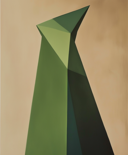 Πίνακας Green Statuette II