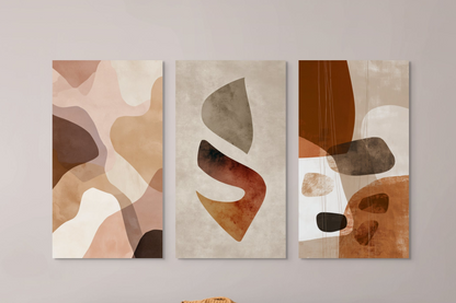 Σετ Τρίπτυχος Πίνακας Gaia