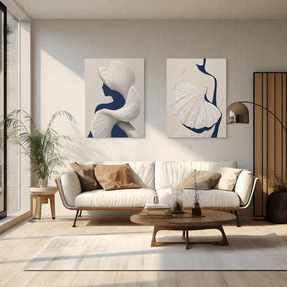 Σετ Δίπτυχος Πίνακας Coquillage