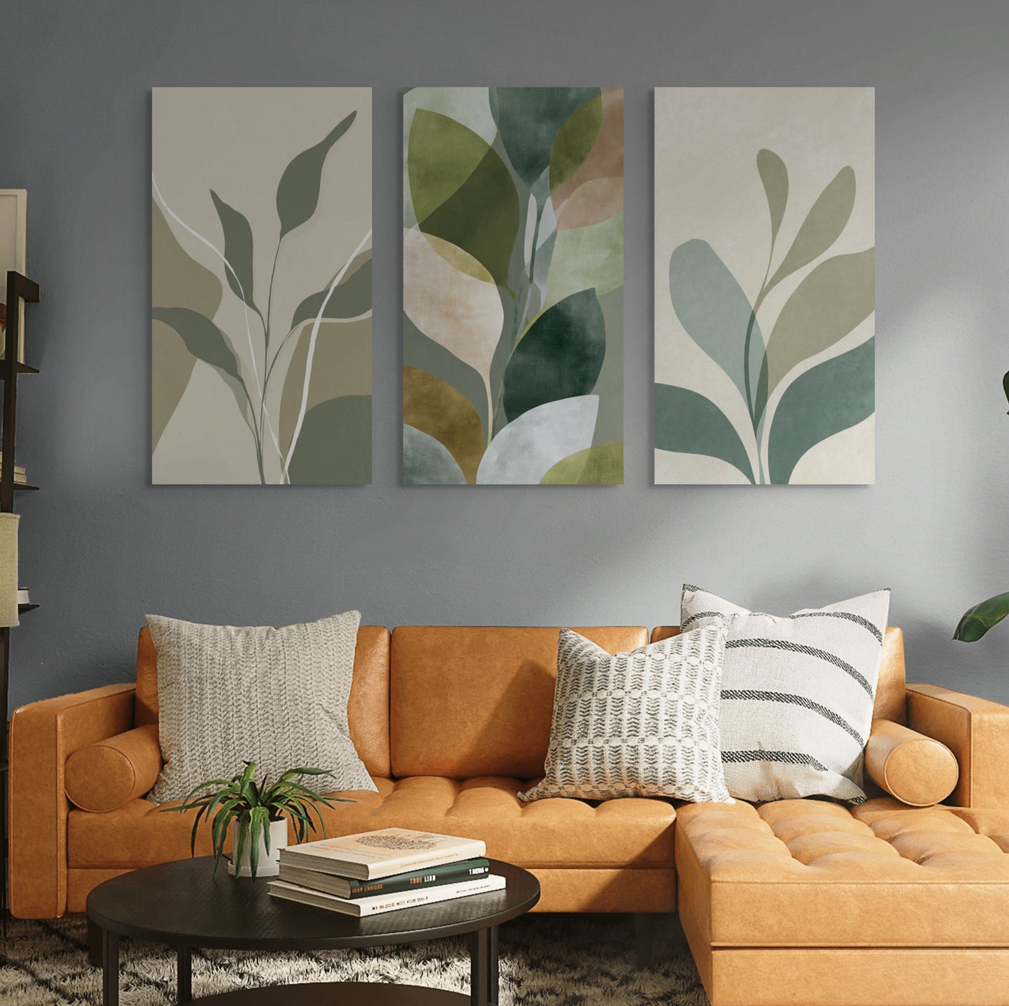 Σετ Τρίπτυχος Πίνακας Tacit Scent