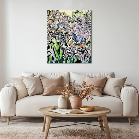 Πίνακας Zebra Iris I