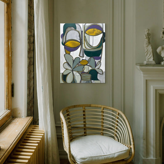 Πίνακας Femme aux Fleurs