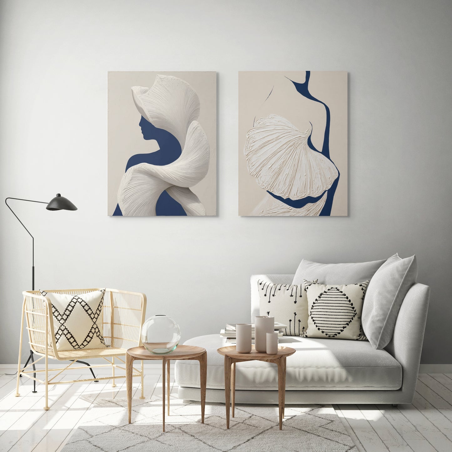 Σετ Δίπτυχος Πίνακας Coquillage