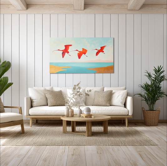 Πίνακας Scarlet Ibis