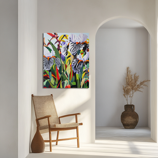 Πίνακας Zebra Iris II