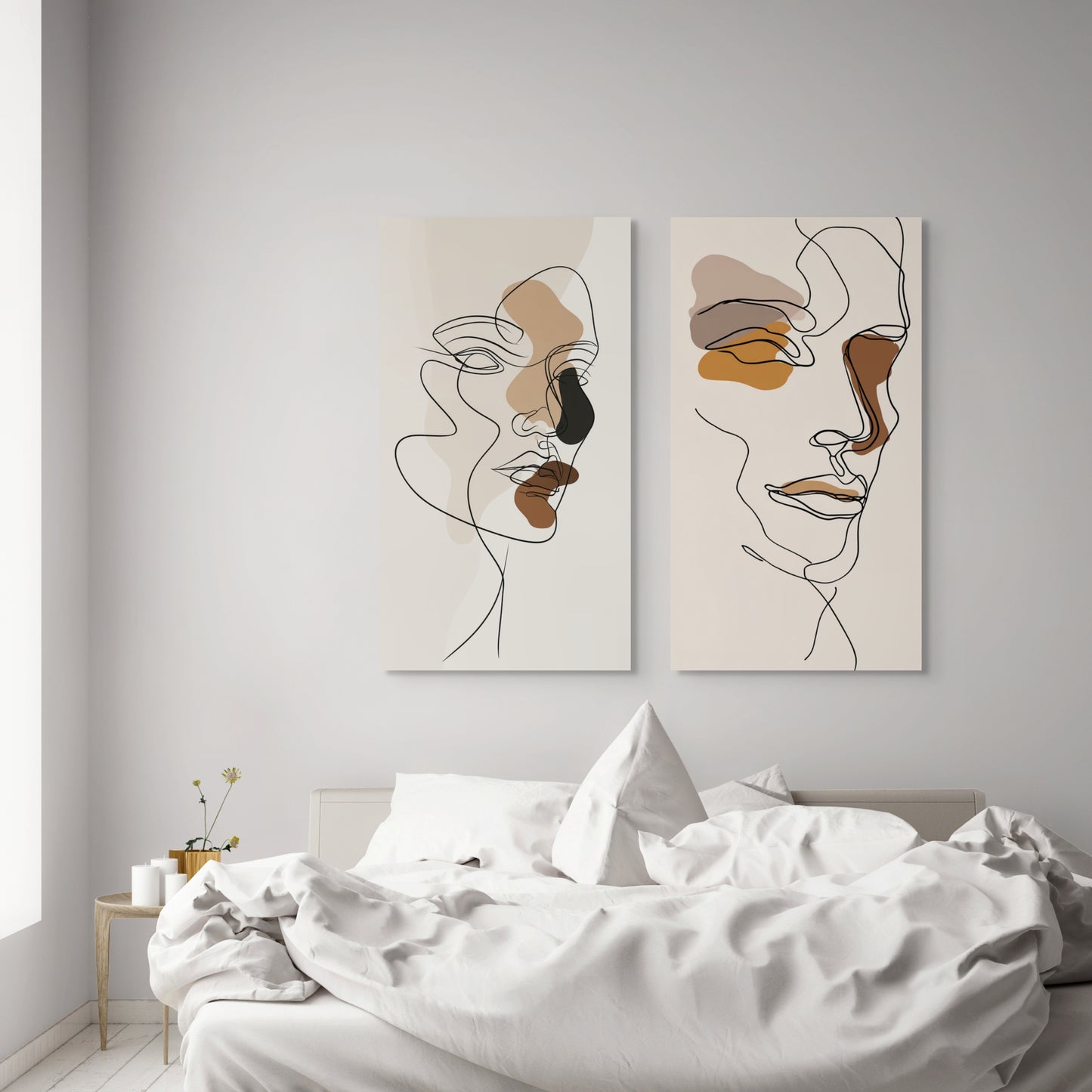 Σετ Δίπτυχος Πίνακας Les Partenaires