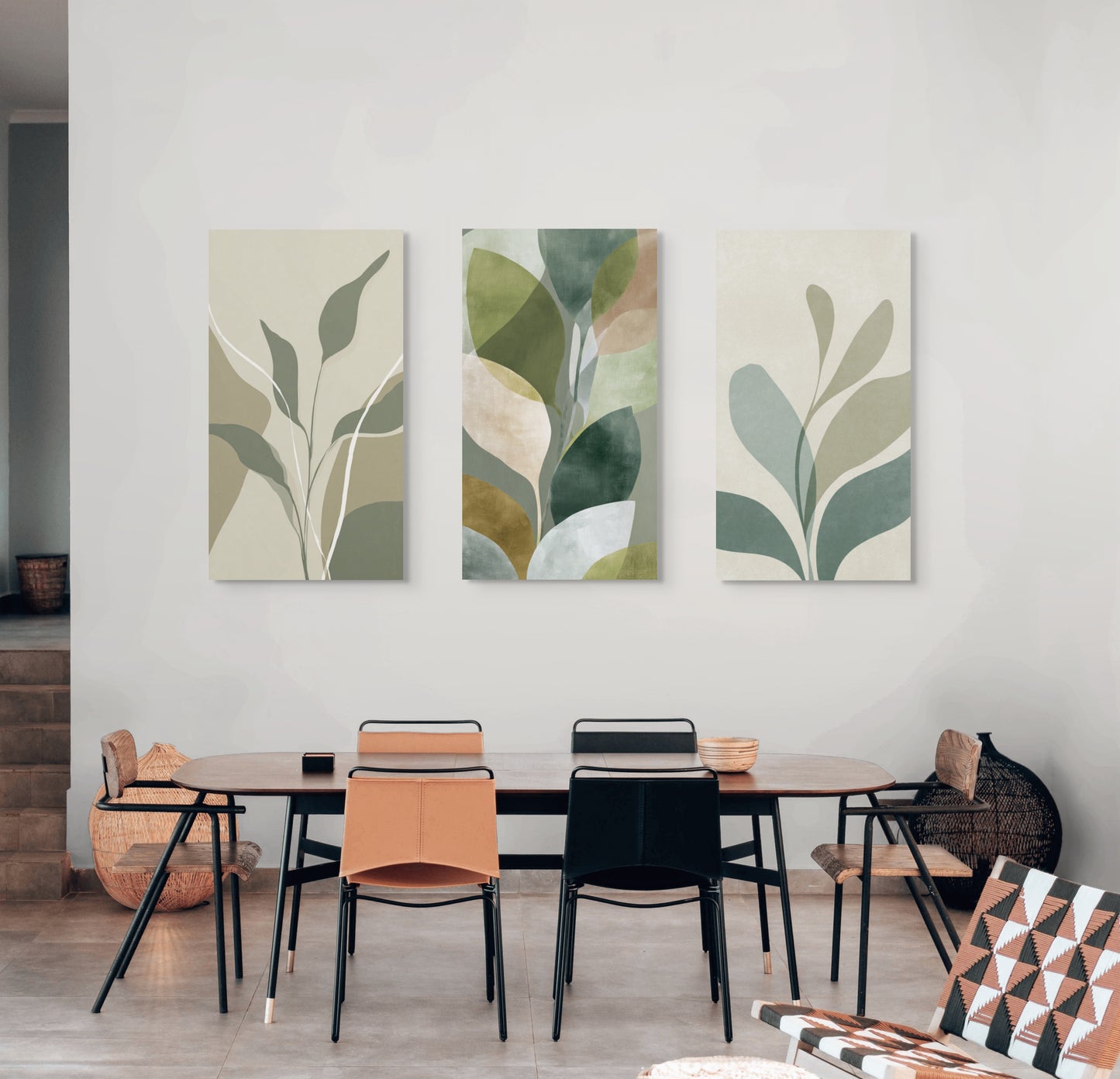 Σετ Τρίπτυχος Πίνακας Tacit Scent