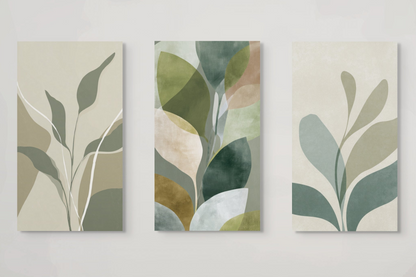 Σετ Τρίπτυχος Πίνακας Tacit Scent