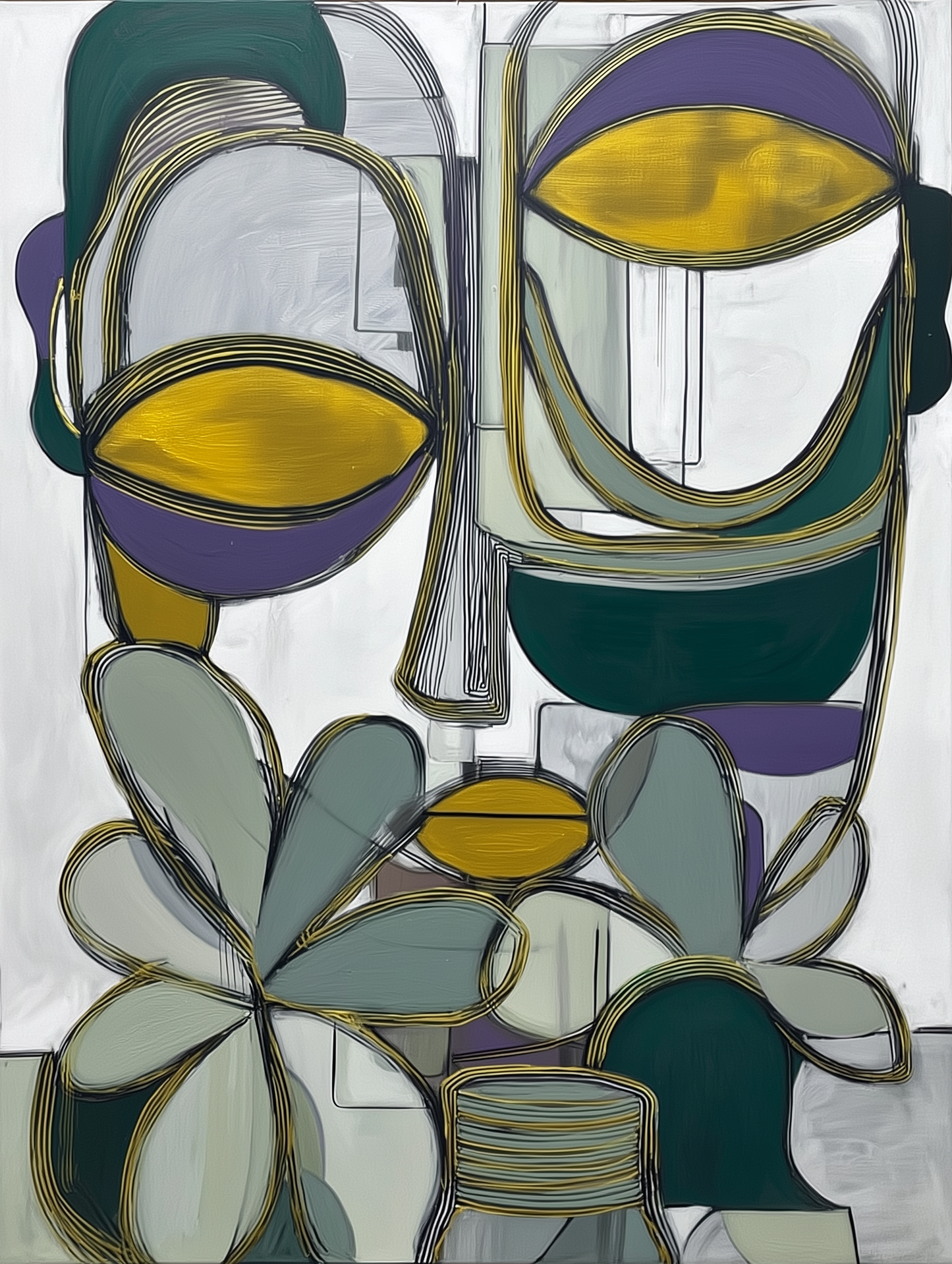 Πίνακας Femme aux Fleurs