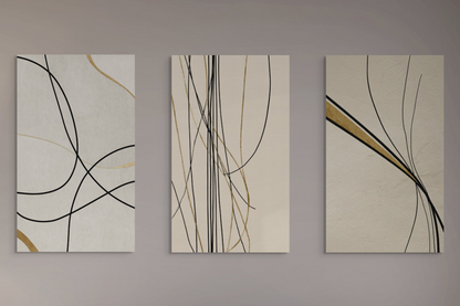 Σετ Τρίπτυχος Πίνακας Synaptic